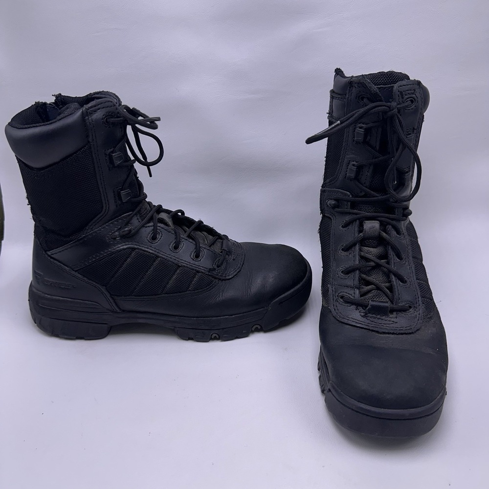 Bates Boots Womens Sz 7.5 M E02700 Military Combat Tactical Sport Side Zip Black